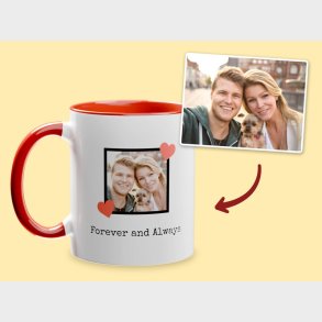 Personligt Krus med Foto & Krlig Tekst