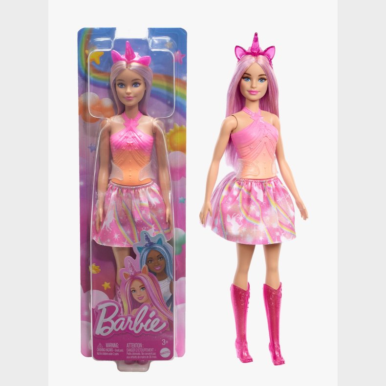 Barbie Core Enhj�rning Dukke