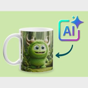 Krus med Egen Design - AI