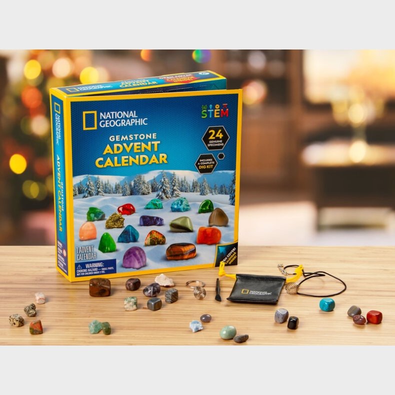 National Geographic Julekalender med �delsten