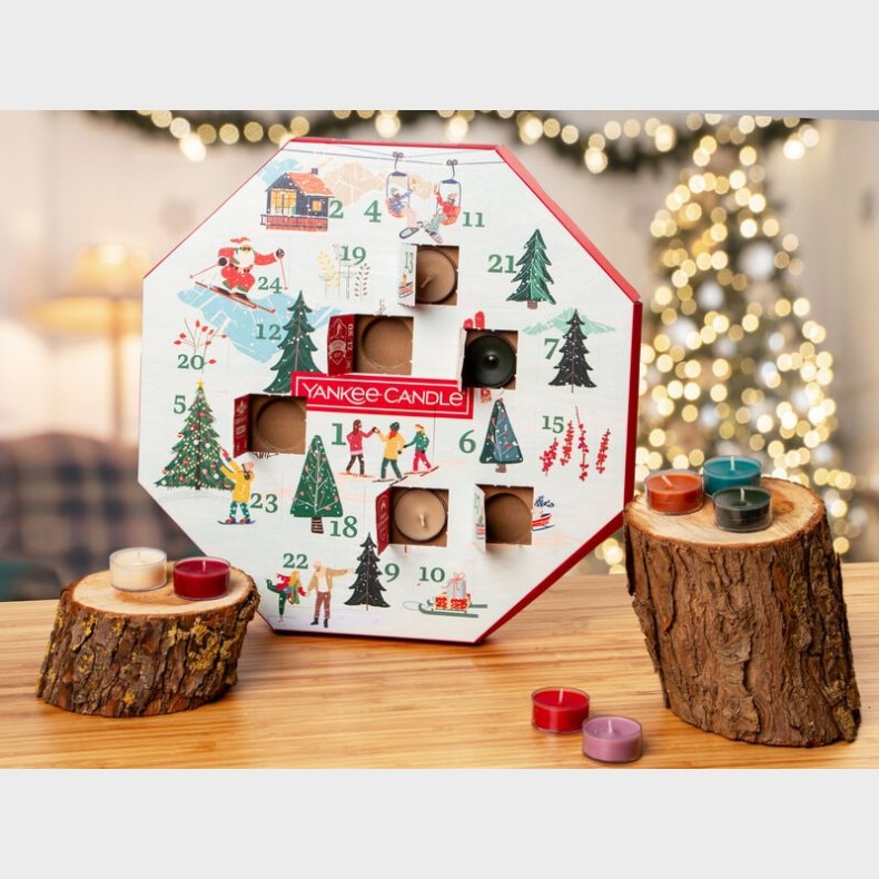 Yankee Candle Julekalender med Fyrfadslys