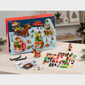 Julekalender med Byggeklodser