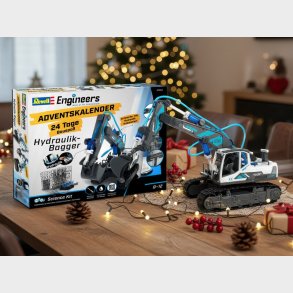 Julekalender med Hydraulisk Gravemaskine - Revell