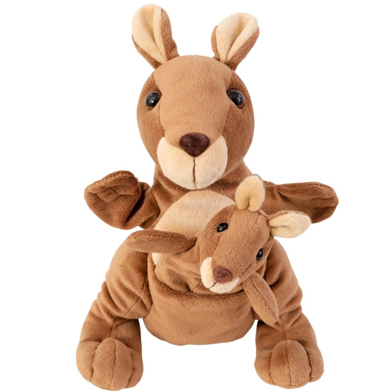 Beleduc | Hnd- & fingerdukke - Kngurumor med unge