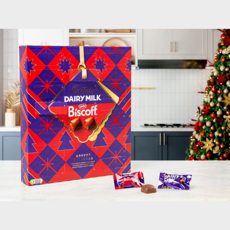 Cadbury Dairy Milk Biscoff Julekalender