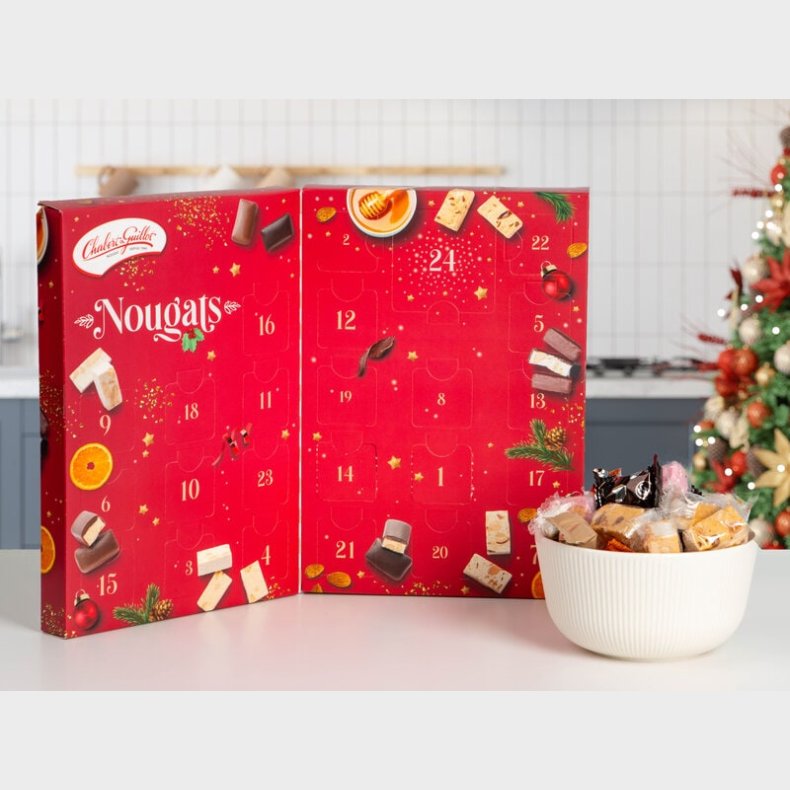Julekalender med Fransk Nougat - Chabert & Gulliot