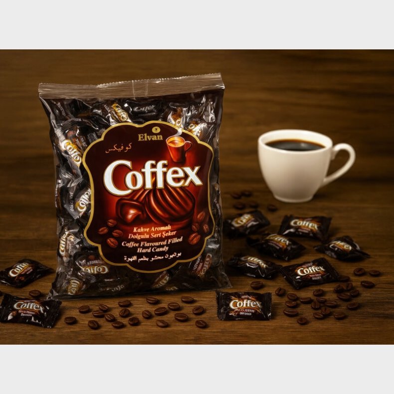 Coffex Kaffekarameller Bland-selv slik i kasser 800 gram