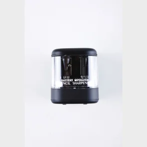 Blyantspidser elektrisk dobbelt sort