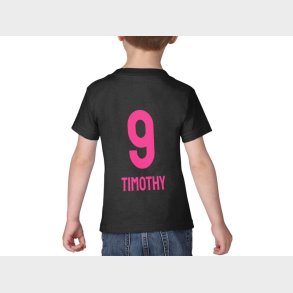 T-shirt til B�rn med Egen Tekst - Fodboldtr�je