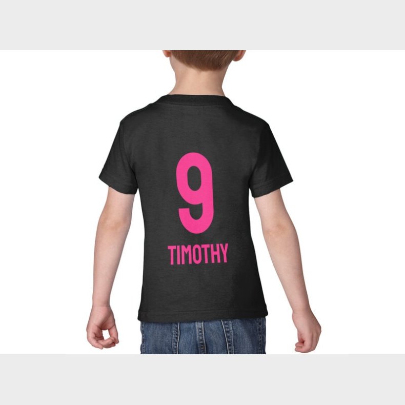 T-shirt til B�rn med Egen Tekst - Fodboldtr�je