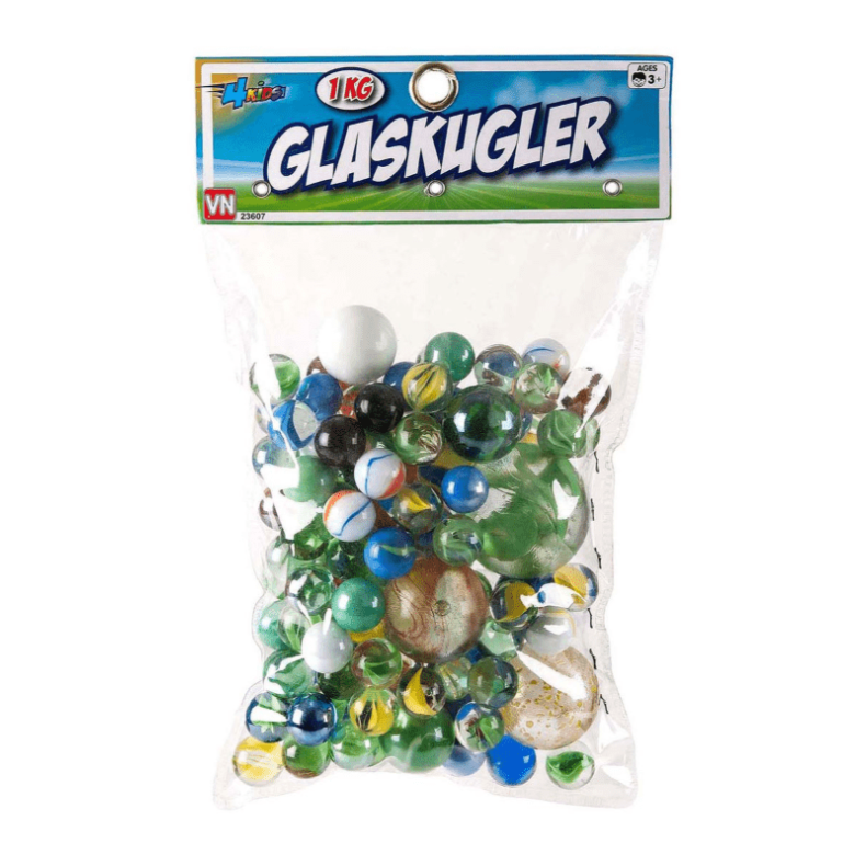 Glaskugler 1 Kg  - Legekammeraten.dk