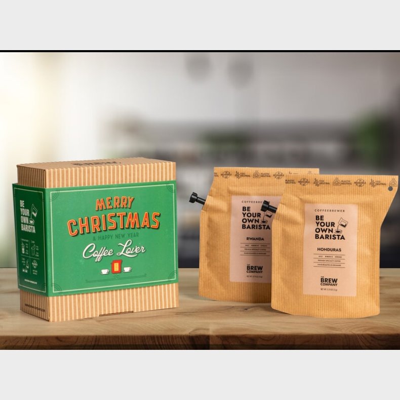 Grower's Cup Merry Christmas Gaveske med Kaffe