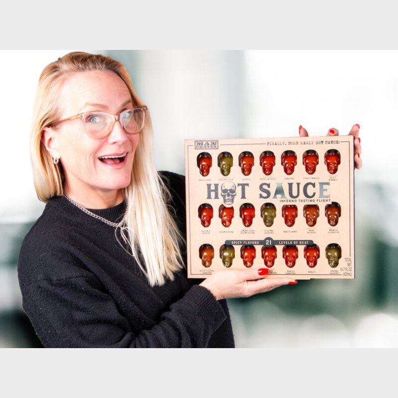 Gave�ske med St�rke Saucer: Inferno Tasting Flight - Thoughtfully