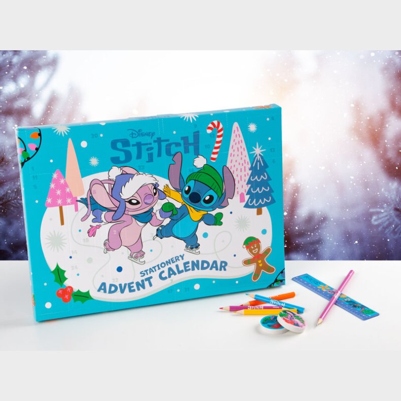 Stitch Julekalender Skrivetilbehr