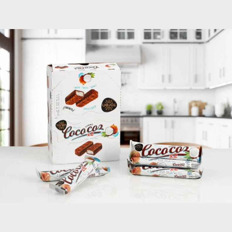 Coco Co Bites Chokoladebars med Kokos 24-pak
