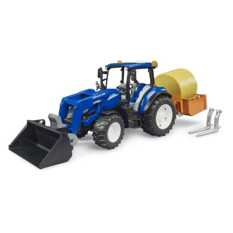 Bruder Traktor - New Holland T5.120 med Frontlsser