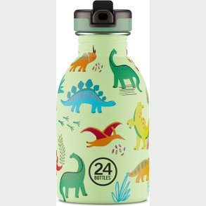 24 Bottles - 24 Bottles - Kids Collection - Drikkedunk Med Sportslg 250 Ml Jurassic Friends
