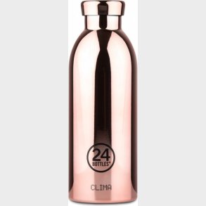 24 Bottles - Clima Bottle - 0,5l Termoflaske - Co2-neutral - Rosa Guld