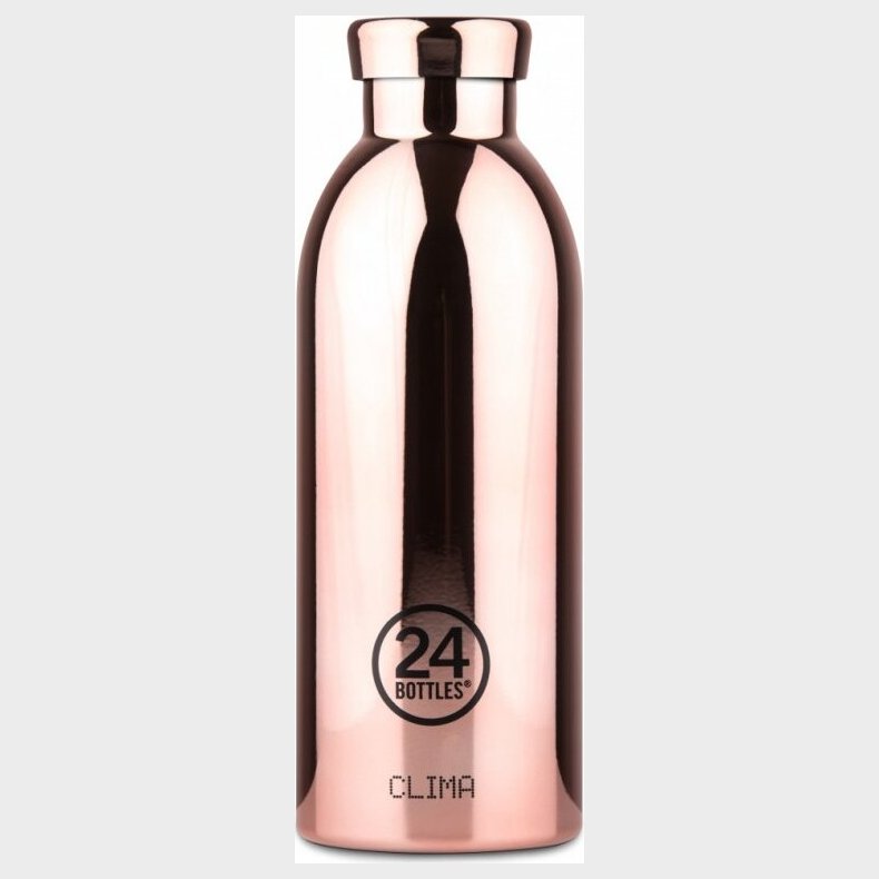 24 Bottles - Clima Bottle - 0,5l Termoflaske - Co2-neutral - Rosa Guld