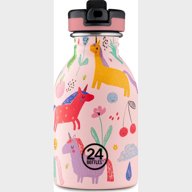 24 Bottles - Kids Collection - Drikkedunk Med Sportslg 250 Ml Magic Friends