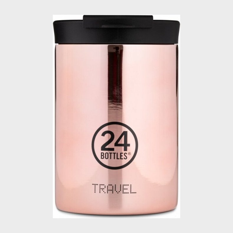 24 Bottles - Travel Tumbler - 0,35l Rejsekrus - Rose Guld