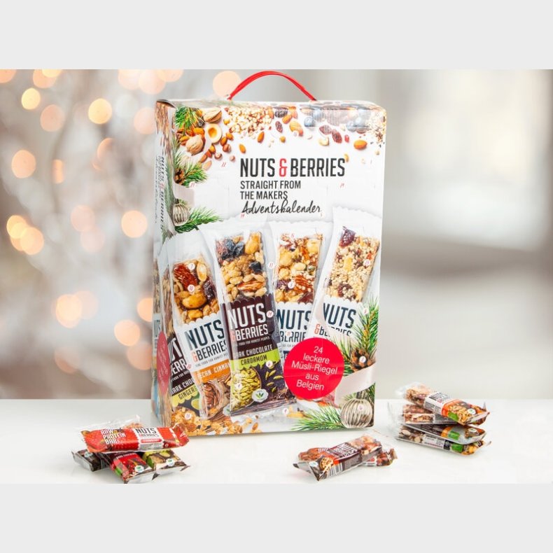 Nuts & Berries Julekalender med N�ddebarer