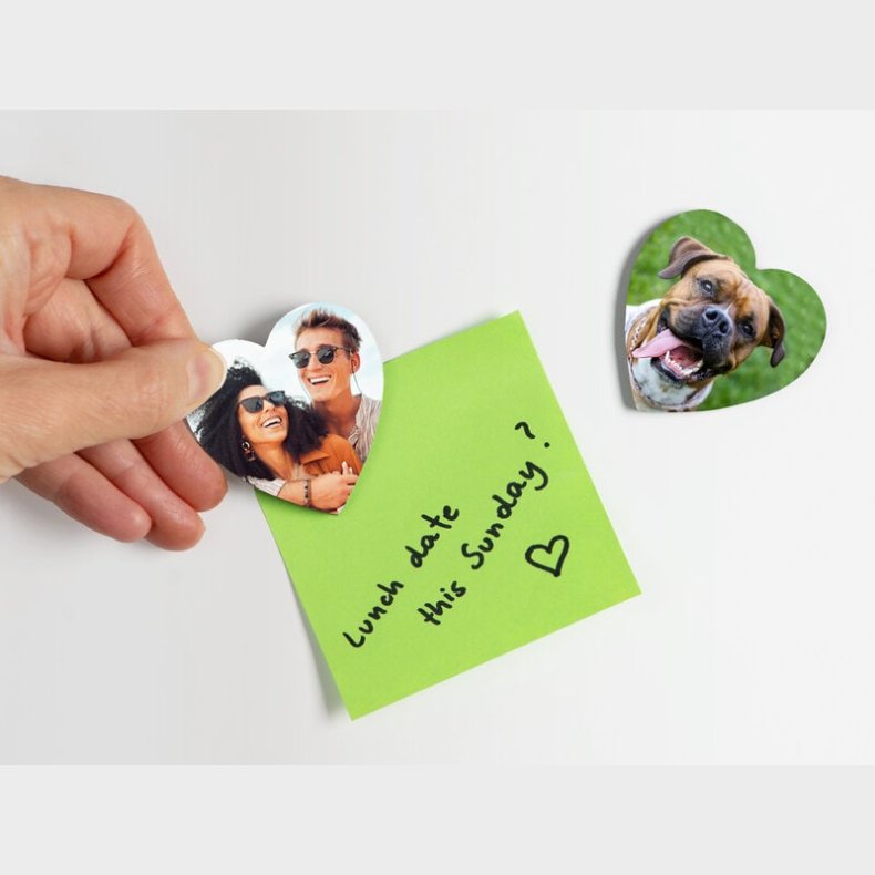 Fotomagneter 4-pak - Hjerte