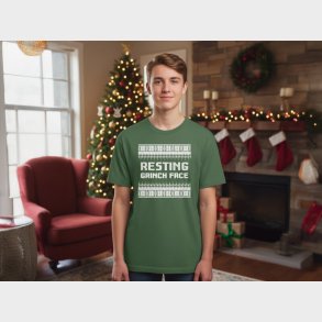 T-shirt med Egen Tekst - Julemotiv