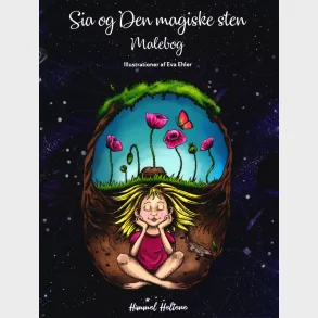 Sia og den magiske sten - Malebog