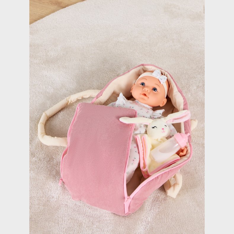 Cloudberry Castle Dukke med B�rekurv 40 cm, Pink