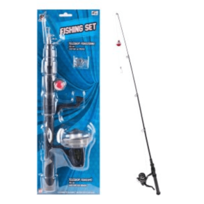 Teleskopfiskestang 165 Cm - Legekammeraten.dk