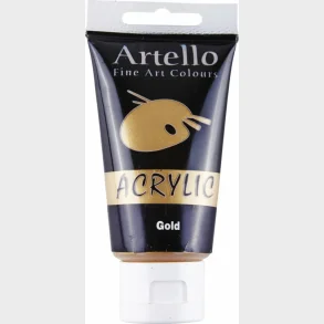 Akrylmaling Artello guld 75ml