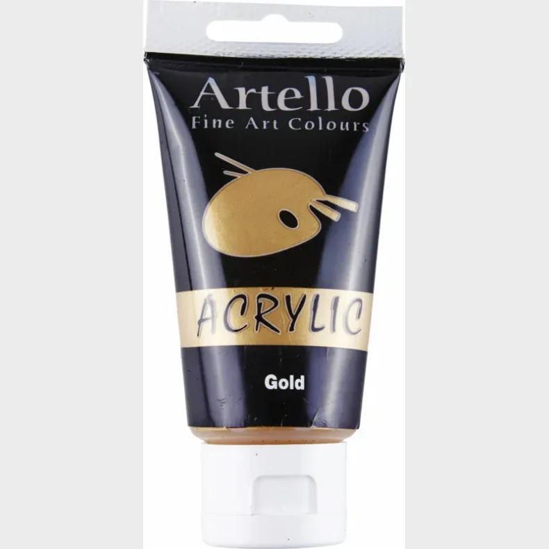 Akrylmaling Artello guld 75ml