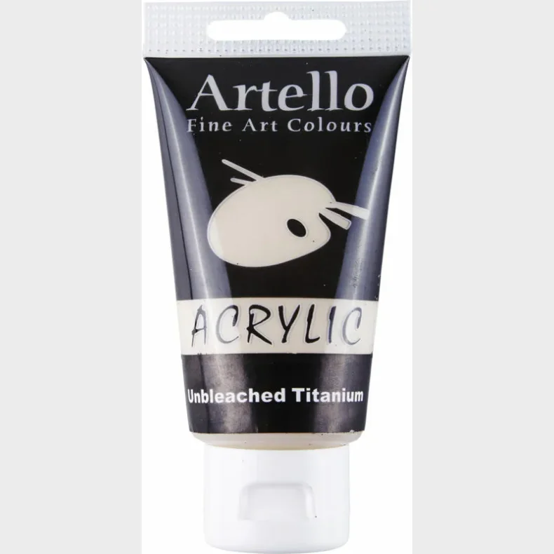 Akrylmaling Artello titanium unbleached 75ml