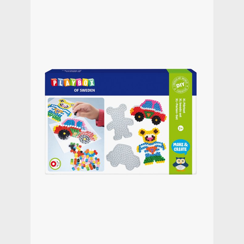 Playbox Perles�t XL Bil Og Bj�rn 600 Stk
