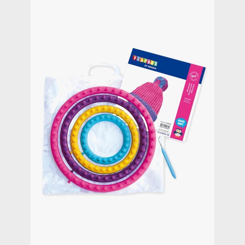 Playbox Strikkeringe, 4 St�rrelser