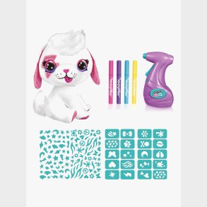 Style 4 Ever Airbrush Plush Bamse Hundehvalp