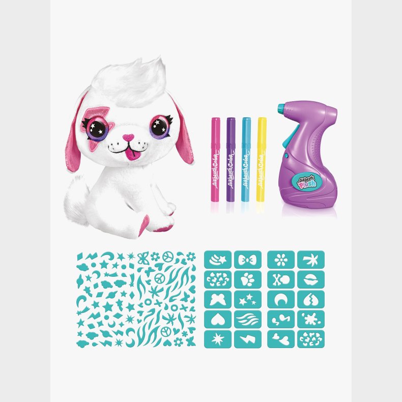 Style 4 Ever Airbrush Plush Bamse Hundehvalp