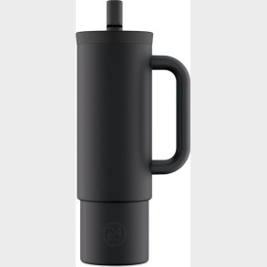 24bottles - Straw Cup - Tuxedo Black - 800 Ml