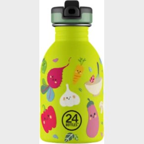 24bottles - Urban Bottle - Veggie Friends - Lime - 250 Ml