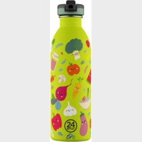 24bottles - Urban Bottle - Veggie Friends - Lime - 500 Ml