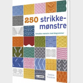 250 Strikkemnstre - Debbie Tomkies - Bog