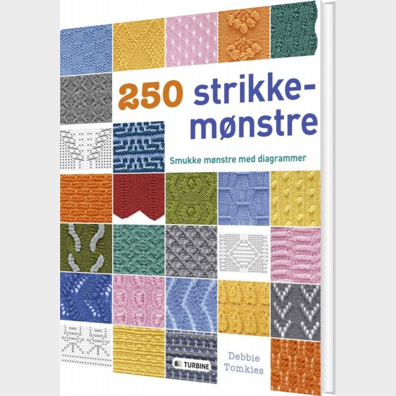 250 Strikkemnstre - Debbie Tomkies - Bog