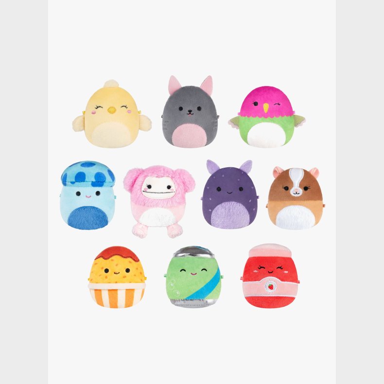 Squishmallows Bamser 10-pak 6 cm