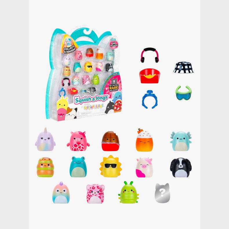 Squish-a-longs Figurst 14-pak 2,5 cm Series 1