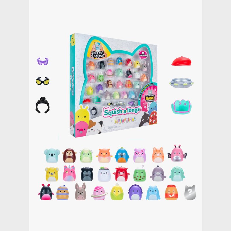 Squish-a-longs Figurst 25-pak 2,5 cm Series 1