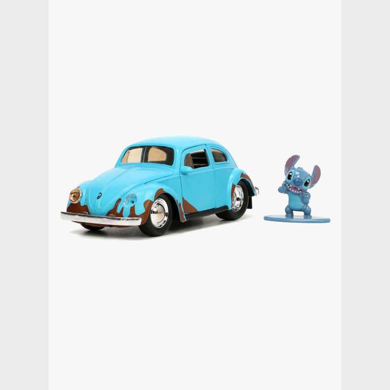 Jada Toys  Disney Lilo &  Stitch Bil 1959 VW Bubbla med Stitch-figur 1:24