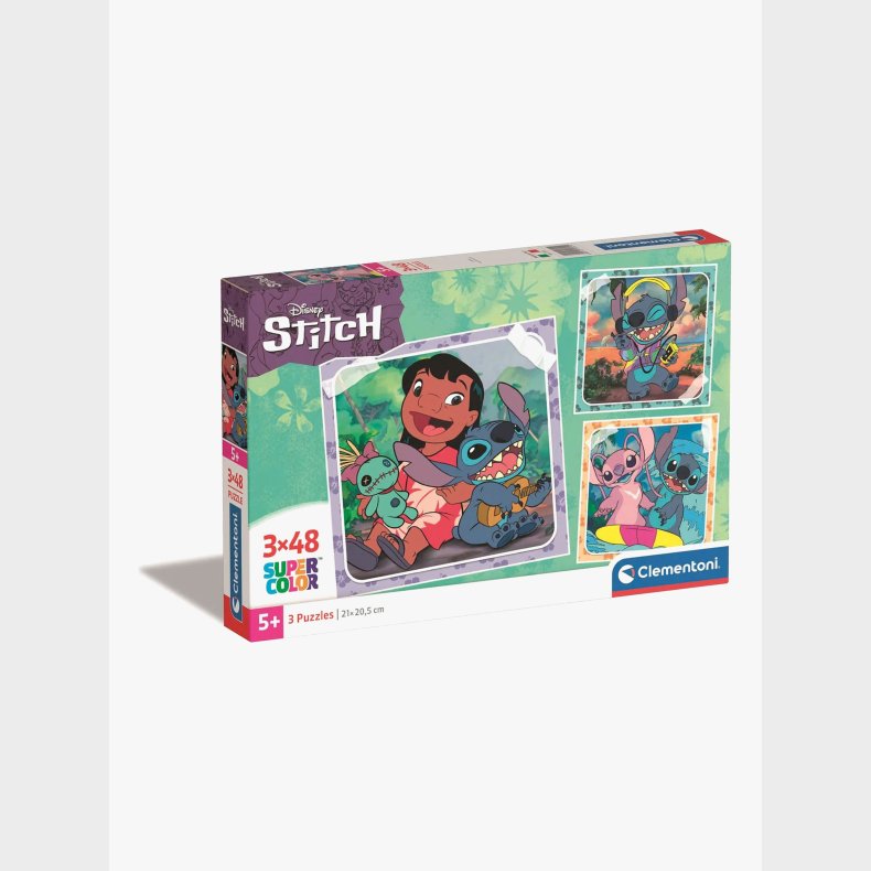 Disney Lilo &  Stitch Puslespil 3x48