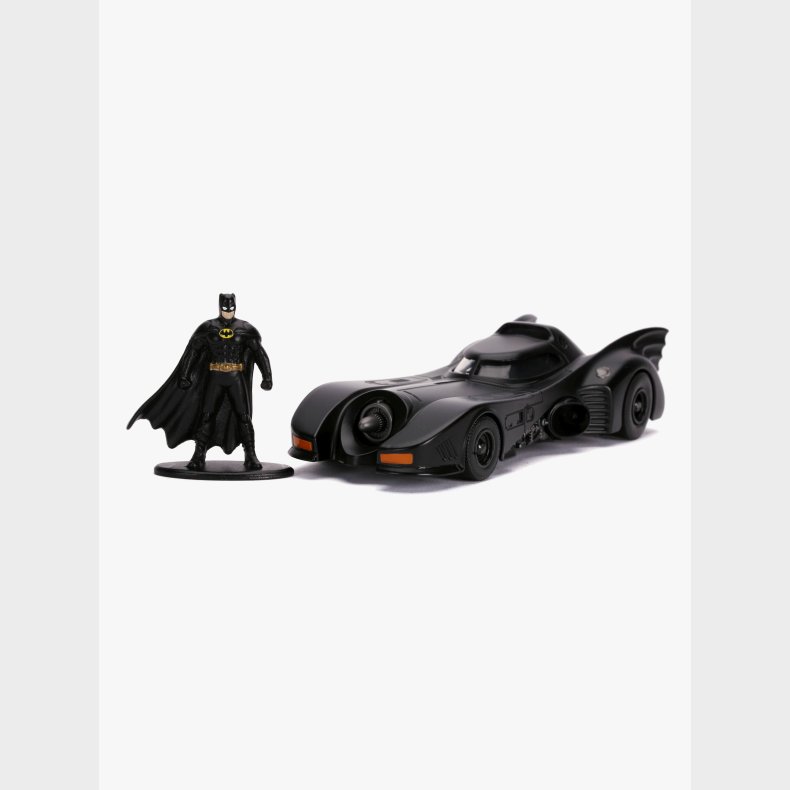Jada Toys Batman Bil med Figur 1989 Batmobile 1:32