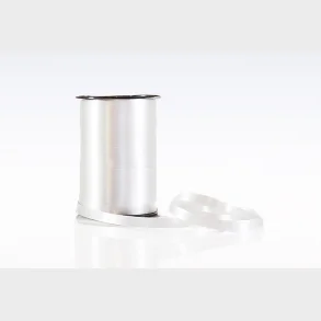 Gavebnd poly glat 10mm /250yds slv